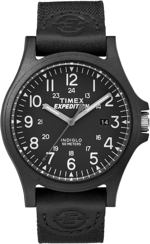 Timex Men's Black Expedition Arcadia